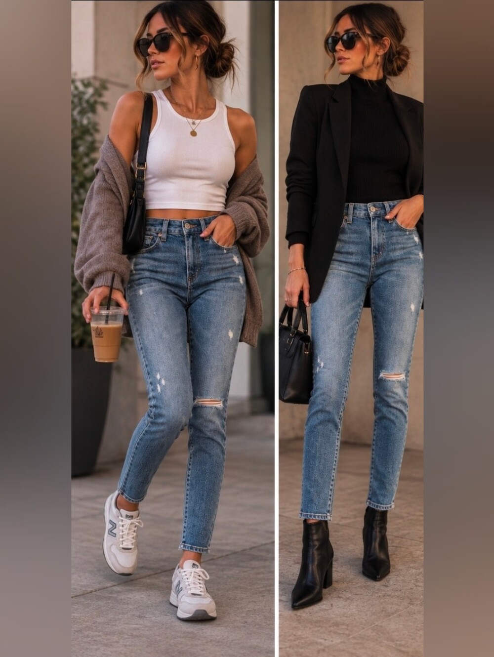 PAIGE Hoxton Ankle High Rise Distressed Skinny Jeans Size 25SEO